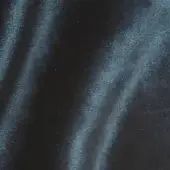 Charcoal velour fabric sample with turquoise light streaks, exhibiting a dense, brushed texture and directional sheen.