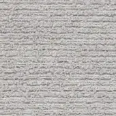 Boucle fabric texture, light gray “grigio” e51, with irregular nubby pile and horizontal metallic silver woven threads.
