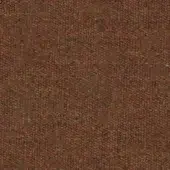 Pergamena C394 Ruggine rug, reddish-brown textured surface, granular weave with orange and yellow tone variations, studio lighting.