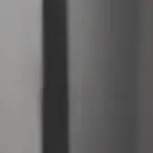 Polished black nickel metal column, cylindrical form, against blurred gray background, minimalist studio setting, diffused light reflection.