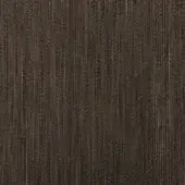 Dark brown vertical texture with linear striations, displaying a consistent ridged pattern and matte finish, resembling fibrous wood or fabric.