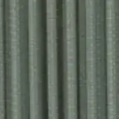 Green polyolefin rope texture with vertical ribs, displaying a muted, fibrous surface and consistent parallel lines under diffused lighting.