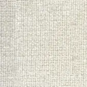 Off-white basketweave fabric with dense, irregular texture and subtle tonal variations, displaying a grid-like structure and nubby surface quality.