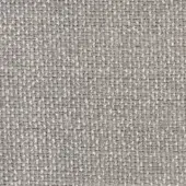 Gray woven textile with a dense, even weave and subtle tonal variations forming a consistent grid pattern across the matte surface.
