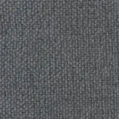 Gray woven textile with a dense, rectilinear pattern and subtle tonal variations, displaying a uniform, textured surface and plain weave.