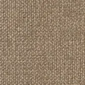 Woven taupe fabric displaying a dense, repeating thread pattern with subtle tonal variations and a matte, slightly rough texture.