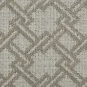 Beige and off-white geometric fabric sample with a diagonal grid pattern, featuring a slightly raised woven texture and neutral warm tones.
