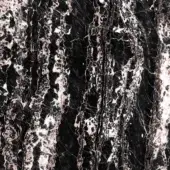 Portoro Imperiale marble texture with black background and irregular cream, gold, and brown veins in a polished, dynamic pattern.