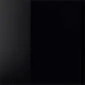 Dark gray rectangular panel with gradient, matte texture, vertical edge line, and “nero profondo 0130” label against a dark gray backdrop.