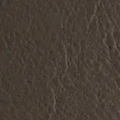 Dark brown distressed leather texture with dense grain, irregular ridges, and matte finish displaying a robust, durable appearance.