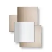 Gradient panels in clustered composition, white and neutral tones, layered with soft shadows against a plain white background.