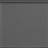 Tempered smoke grey panel with gradient, framed by dark grey border featuring textured vertical lines and a minimalist design.