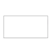 Black rectangular frame on white background, minimalist design with clean lines and matte finish, studio shot template.