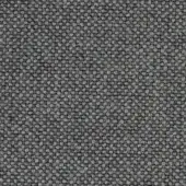 Textured medium gray fabric with a dense repeating circular pattern and heathered tonal variations, displaying a nubby woven construction.