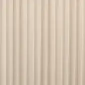 Vertical ribbed beige texture with a matte finish, displaying consistent linear pattern and subtle tonal variation across the surface.