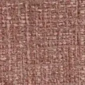 Woven tweed texture in muted rose-brown with irregular, dense horizontal and vertical fibers creating a nubby, mottled surface.