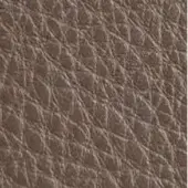 Brown leather texture with irregular grain, featuring intersecting lines and raised nodules for a matte, distressed, handcrafted appearance.