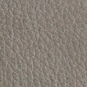 Gray pebbled leather texture with dense wrinkles and a matte finish, suitable for upholstery and displaying subtle tonal consistency.