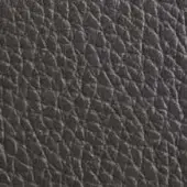 Dark gray pebbled leather texture with fine wrinkles, matte finish, and organic pattern displaying a consistent, uniform tone throughout the sample.