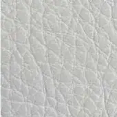 Light gray quilted leather texture with repeating geometric stitching, smooth sheen, and subtle shadows on a white background.