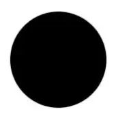 Solid black circle on white background, matte finish, uniform tone, even lighting, flat composition, simple geometric shape, minimal design.