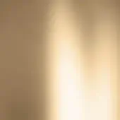 Gradient background, tan to white, with diffused light leak effect and smooth surface, creating an ethereal, abstract luminous wash.