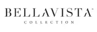 BELLAVISTA logo, black serif text on white background, registered trademark symbol, COLLECTION subtext, minimalist branding element.