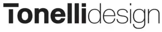 Black and white typographic composition featuring bold elongated letters alongside smaller rounded characters with a vertical line above