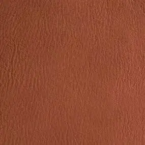 Reddish-brown texture sample with irregular grain, resembling distressed leather; matte terracotta hue with linear markings and subtle undulations.