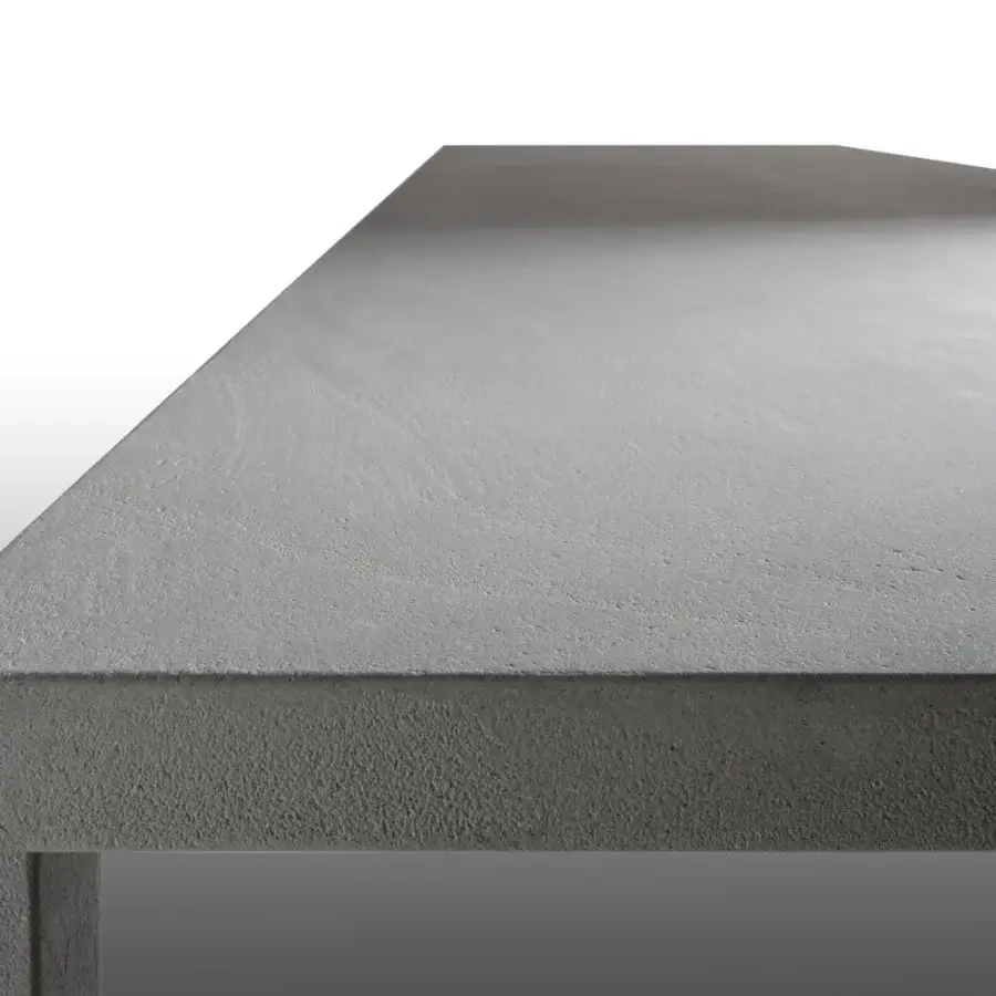 Exclusive MDF Italia Tense Material table crafted in Italy with brass plate and transparent acrylic covering