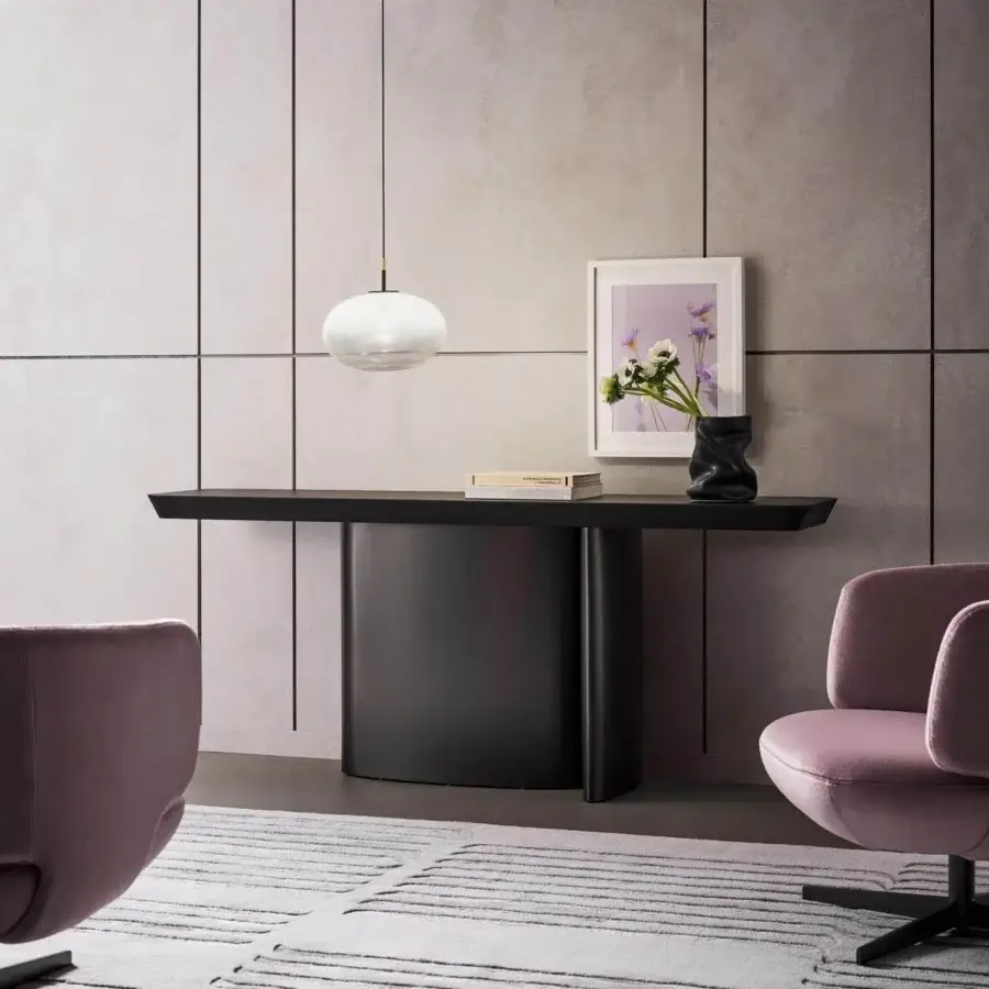 Distinguished Bonaldo Pepita suspension lamp with translucent white silk glass and slender dark cord