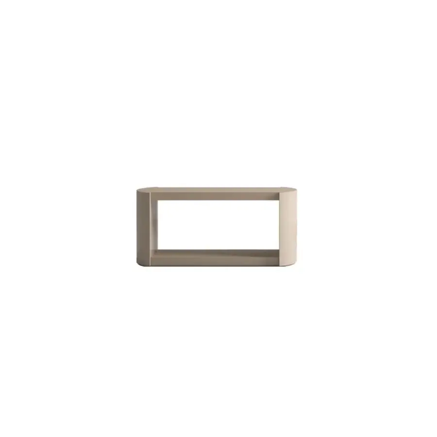 Luxury CPRN Homood Jerome bookcase crafted in wood with a lacquered light gray finish for contemporary spaces