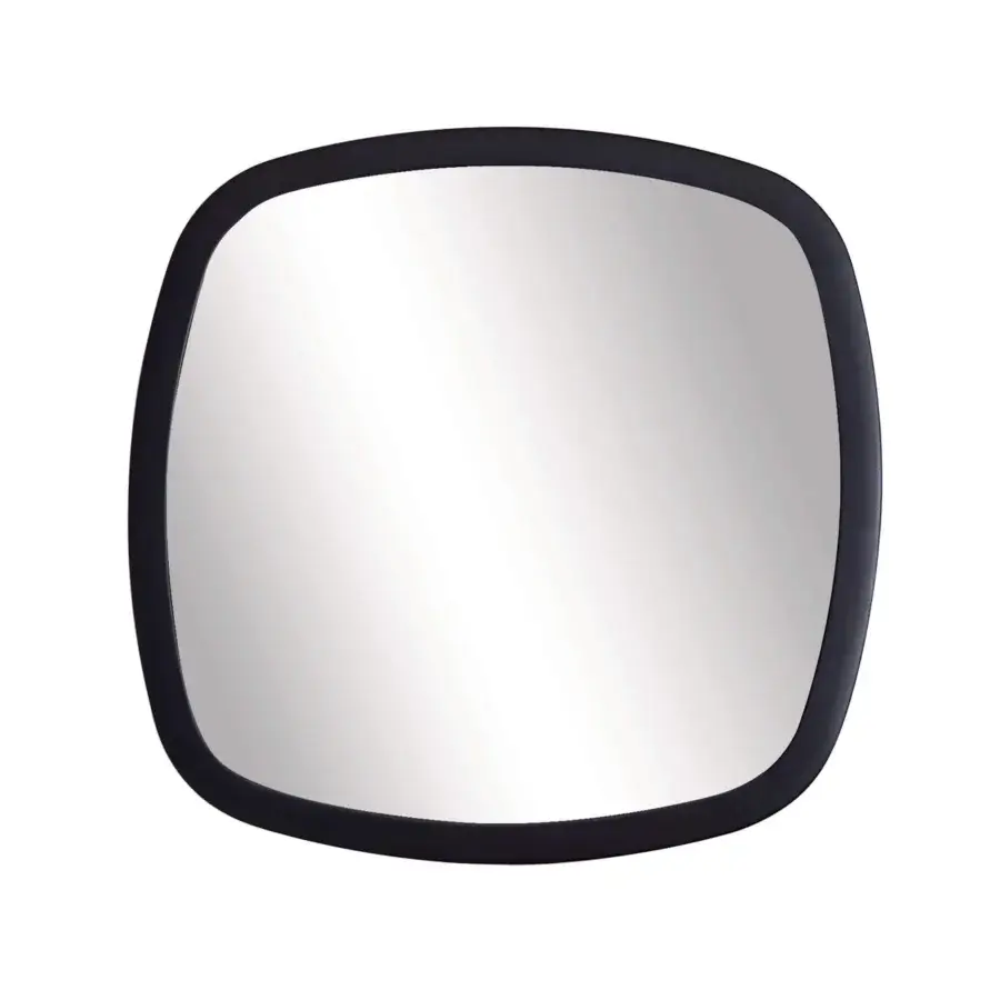 Distinguished Pacini & Cappellini Mirage mirror with a refined wooden frame and neutral-toned glass finish
