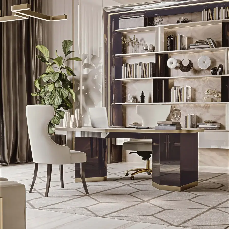 Distinguished Bizzotto Italia Hug chair with light cream leather and lacquered metal legs crafted for sophisticated comfort