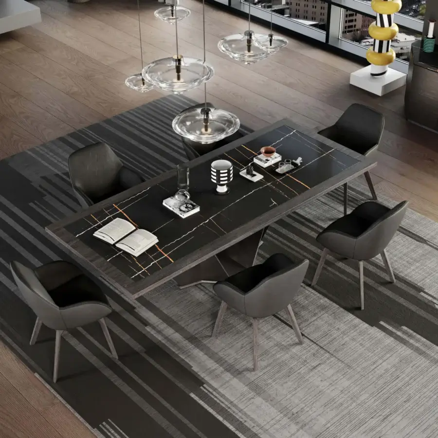 Exceptional WAYNE Enterprises WE-006 rug with diagonal stripes in dark and light gray pure new wool and flat weave