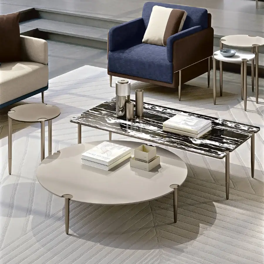 Distinguished Turri Zero rug with a subtle herringbone pattern crafted in light grey wool and silk fibers
