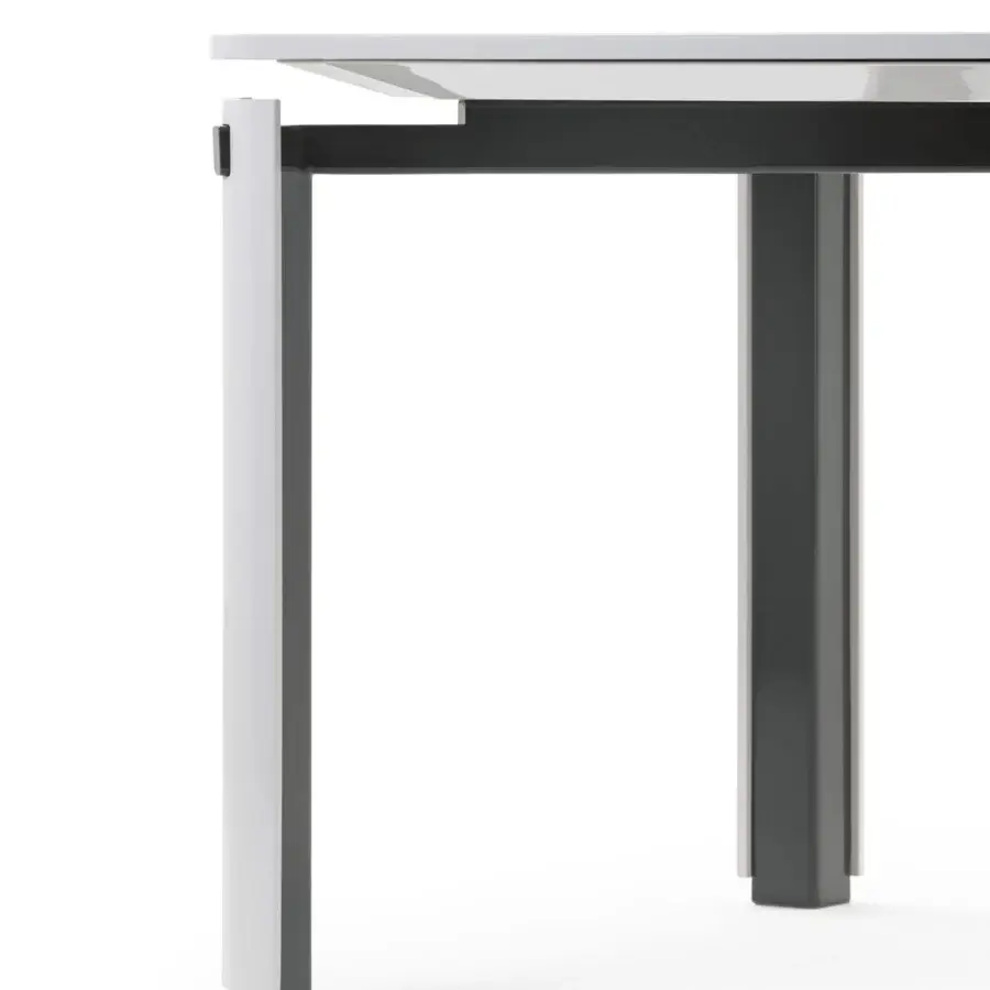 Superior Turri Zenit table in glossy lacquered wood and metal with wooden shells crafted with a sophisticated finish