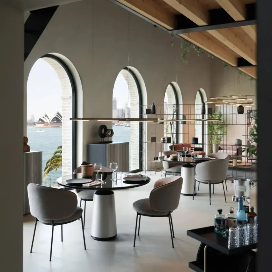 Elegant Horm Aira suspension lamp crafted in gold with a brass frame bringing a fresh concept of beauty to interiors