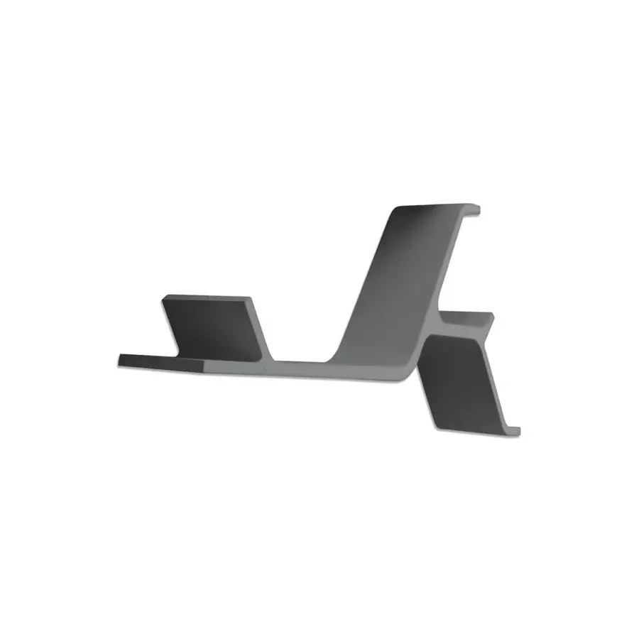 Distinguished Horm Sinapsi shelf, a modular unit crafted in lacquered-polyurethane with a smooth matte finish and angular silhouette