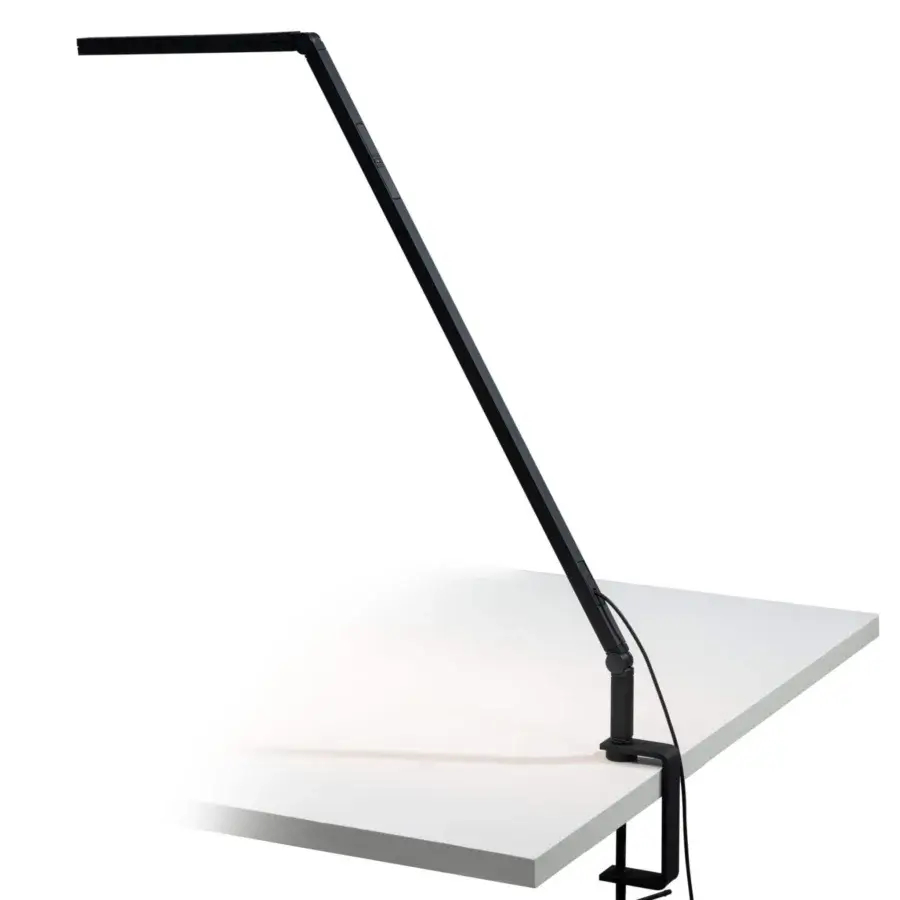 Elegant Nemo Lighting Untitled Linear lamp in matte black with miniaturized joints for flexibility