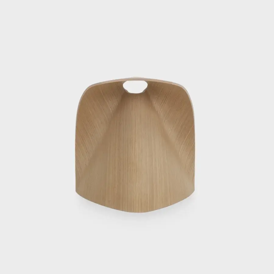 Superior Lapalma AP stool crafted from moulded plywood with blanched oak finish embodying modern sophistication