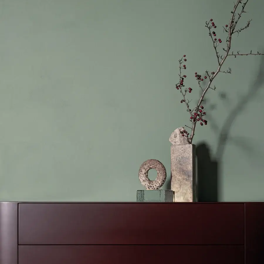 Captivating Cierre1972 Lip sideboard with reddish-brown glossy finish and luxurious marble detail crafted in Italy