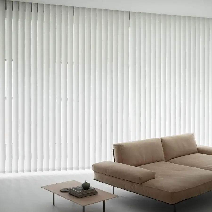 Architectural Cierre1972 Vogue sofa with light beige textile, a matte finish and dark metal frame embodies wellness