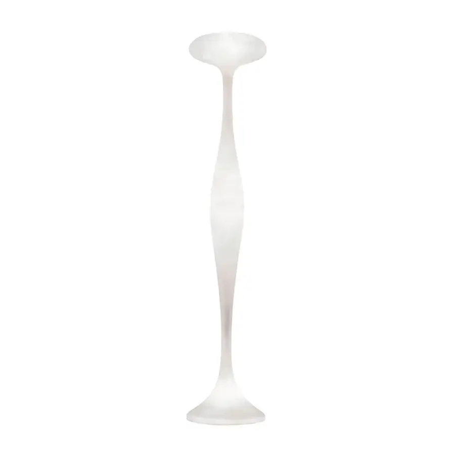 Distinguished Kundalini E.T.A. floor lamp with ecological fiberglass and a smooth matte white finish crafted in Italy