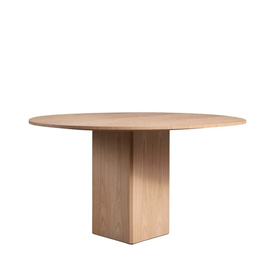Exceptional Miniforms Albio table with a Travertine marble top and faceted triangular base showcasing a warm tone