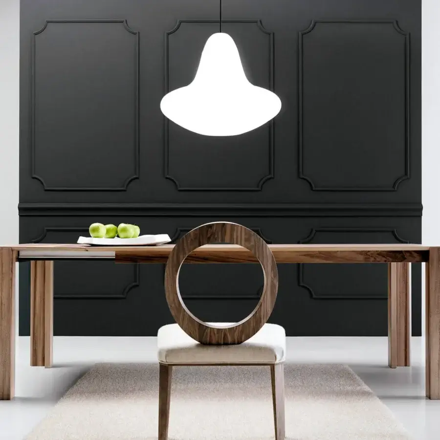 Exceptional Bross Gemma table crafted in light brown wood with a natural finish presents a sleek rectangular tabletop and sturdy legs