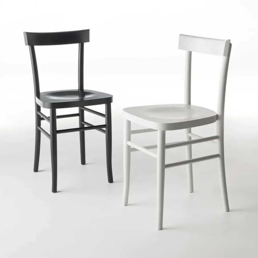 Superior Casamania Cherish chair crafted in Italy with absolute shape and matte black finish for lasting appeal