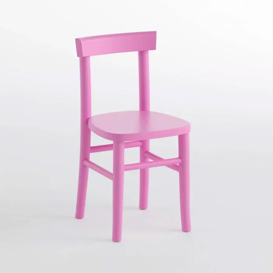 Superior Casamania Cherish chair crafted in Italy with glossy pink finish and careful ergonomics