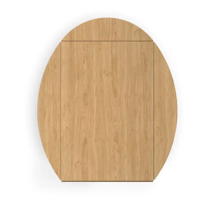 Exceptional Ozzio Italia Ellis transformable coffee table crafted in solid wood with a smooth light natural finish