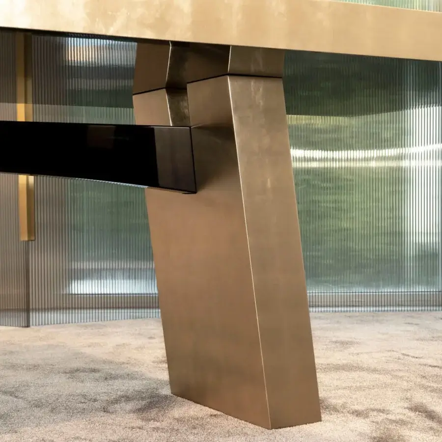 Midas Gold Leaf Table #4